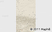Shaded Relief Map of Pishan