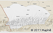 Classic Style 3D Map of Qapqai