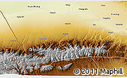 Physical 3D Map of Qapqai