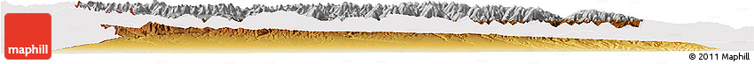 Physical Horizon Map of Qapqai, cropped outside