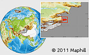 Physical Location Map of Qapqai, highlighted country, highlighted parent region