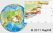 Physical Location Map of Qapqai, highlighted parent region