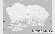 Gray Map of Qapqai, single color outside