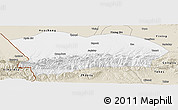 Classic Style Panoramic Map of Qapqai