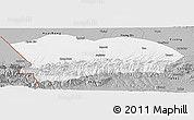 Gray Panoramic Map of Qapqai