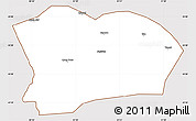 Classic Style Simple Map of Qapqai, cropped outside