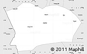 Silver Style Simple Map of Qapqai