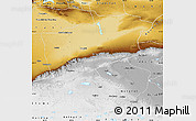 Physical Map of Ruoqiang