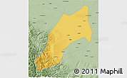 Savanna Style 3D Map of Shache