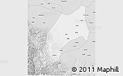 Silver Style 3D Map of Shache