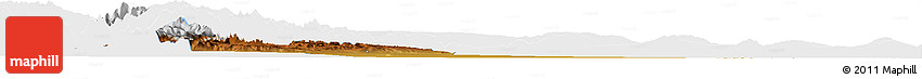Physical Horizon Map of Shache, single color outside
