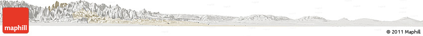 Shaded Relief Horizon Map of Shache, lighten, semi-desaturated Shaded Relief Horizon Map of Shache, lighten, semi-desaturated