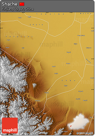 Physical Map of Shache