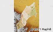 Satellite Map of Shache, physical outside