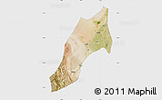 Satellite Map of Shache, single color outside