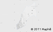 Silver Style Map of Shache, single color outside
