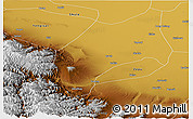 Physical Panoramic Map of Shache
