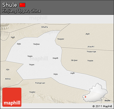 Classic Style 3D Map of Shule