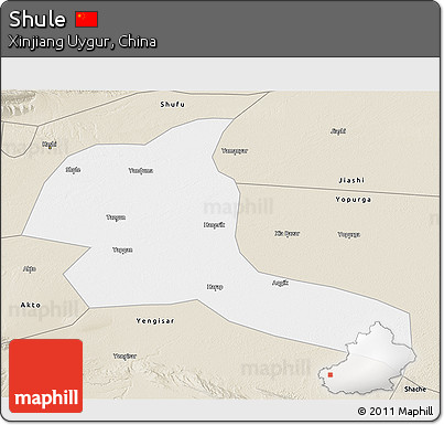 Classic Style 3D Map of Shule