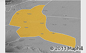 Physical 3D Map of Shule, desaturated