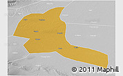 Physical 3D Map of Shule, lighten, desaturated