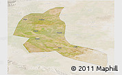 Satellite 3D Map of Shule, lighten