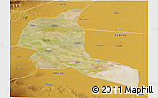 Satellite 3D Map of Shule, physical outside