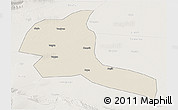 Shaded Relief 3D Map of Shule, lighten