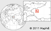 Blank Location Map of Shule