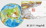 Physical Location Map of Shule, highlighted parent region