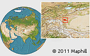 Satellite Location Map of Shule