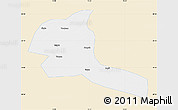 Classic Style Map of Shule, single color outside
