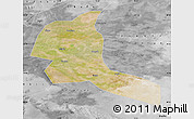 Satellite Map of Shule, desaturated