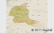 Satellite Map of Shule, shaded relief outside
