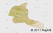 Satellite Map of Shule, single color outside