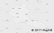 Silver Style Map of Shule, single color outside