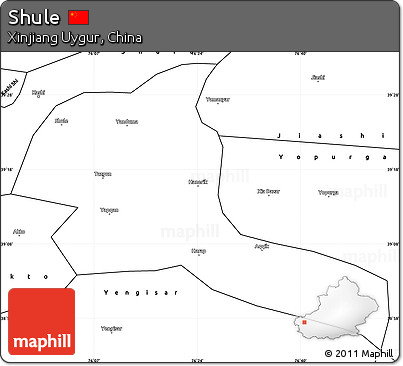 Blank Simple Map of Shule