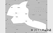 Gray Simple Map of Shule