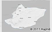 Gray 3D Map of Toli, single color outside