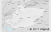 Silver Style 3D Map of Toli