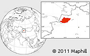 Blank Location Map of Toli