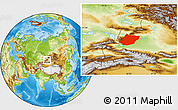Physical Location Map of Toli