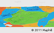 Political Panoramic Map of Toli