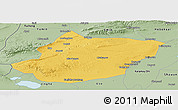 Savanna Style Panoramic Map of Toli