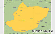 Savanna Style Simple Map of Toli