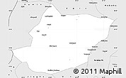 Silver Style Simple Map of Toli