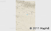 Shaded Relief 3D Map of Turpan