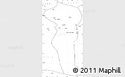 Blank Simple Map of Turpan