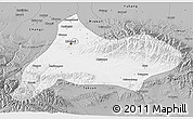 Gray 3D Map of Urumqi