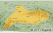 Savanna Style 3D Map of Urumqi